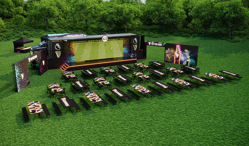 Unpacking the matchday Truck